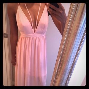 Pink Chiffon Dress